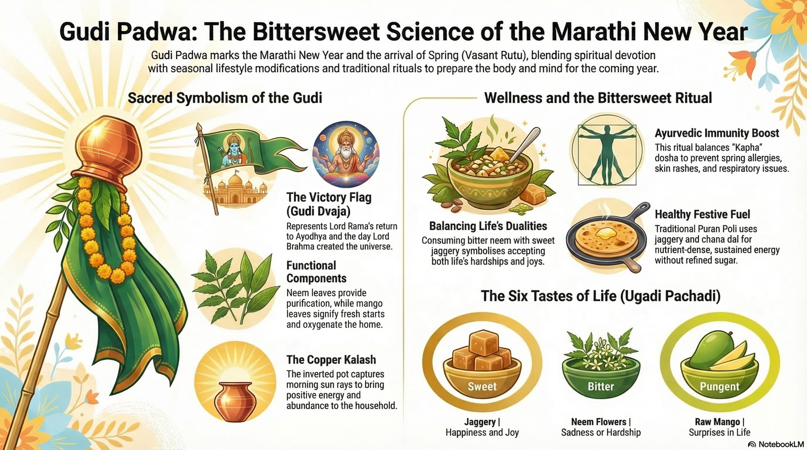AI GENERATED IMAGE Beyond the Bitter: 6 Ancient Wellness Strategies from the Gudi Padwa Ritual